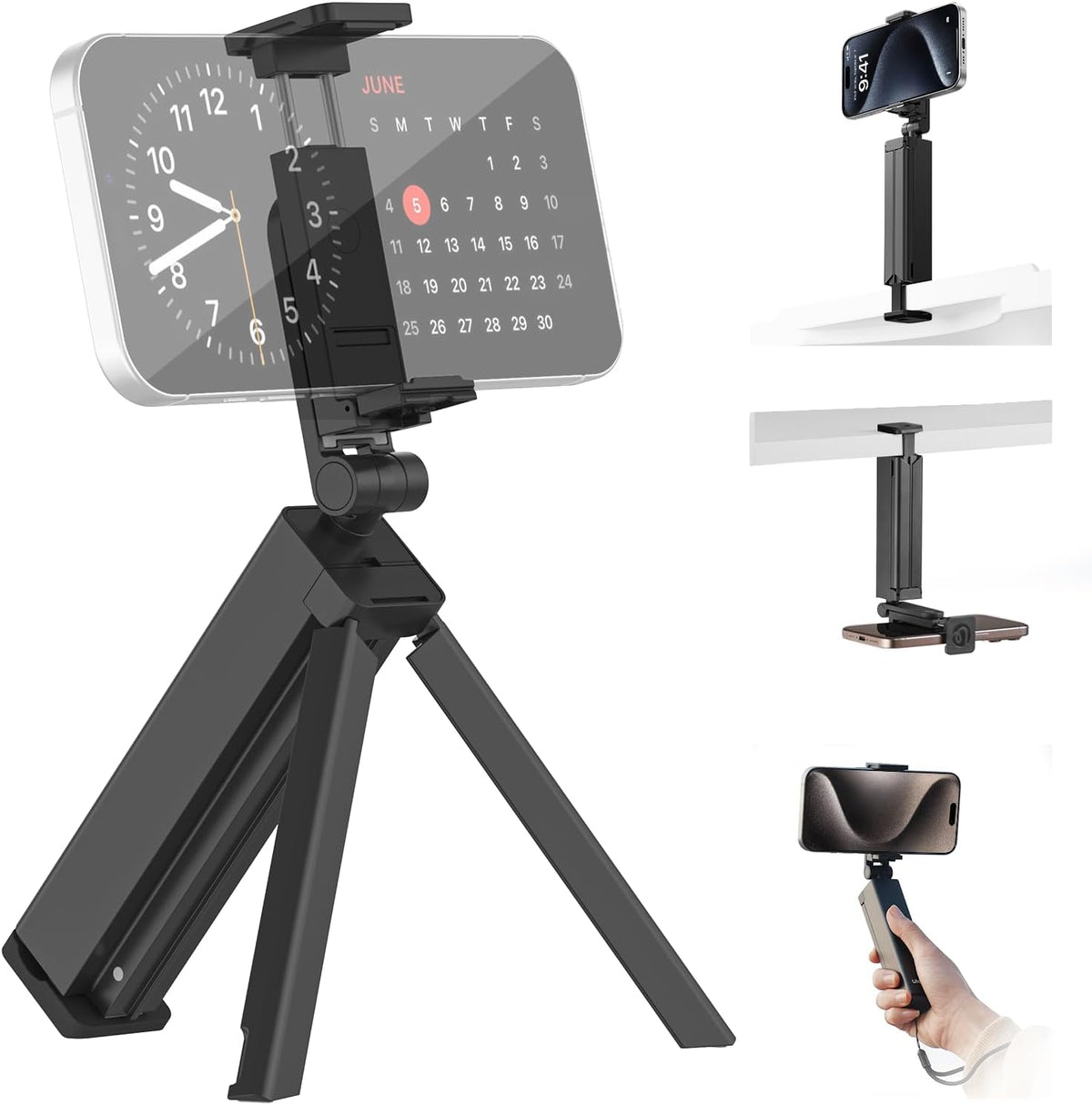 ULANZI SK-20 Soporte ajustable para teléfono móvil para escritorio,...