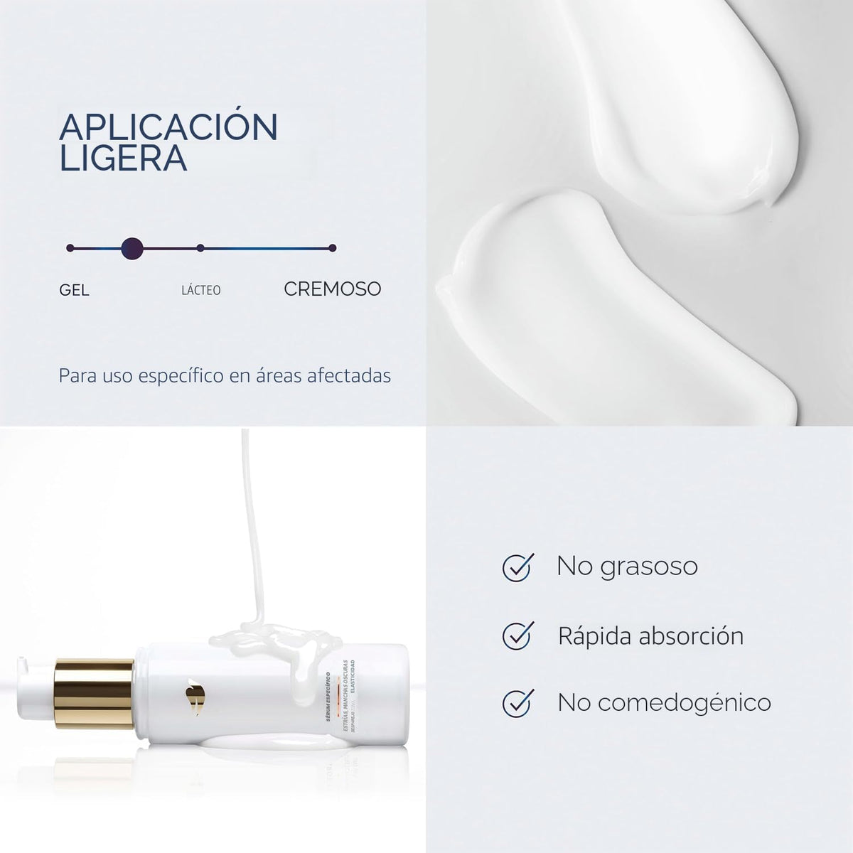 Dove Suero dirigido multiusos para estrías, manchas oscuras, tono d...