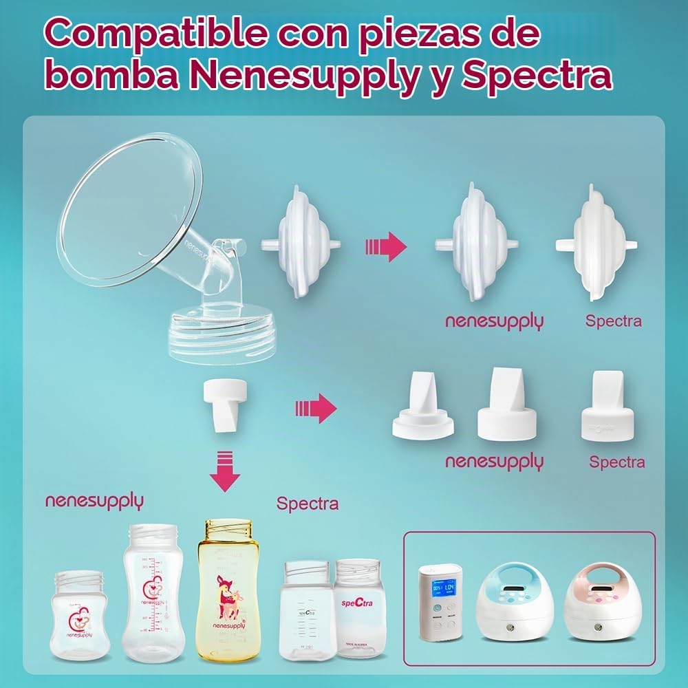 Nenesupply Piezas de bomba compatibles con el extractor de leche Sp...