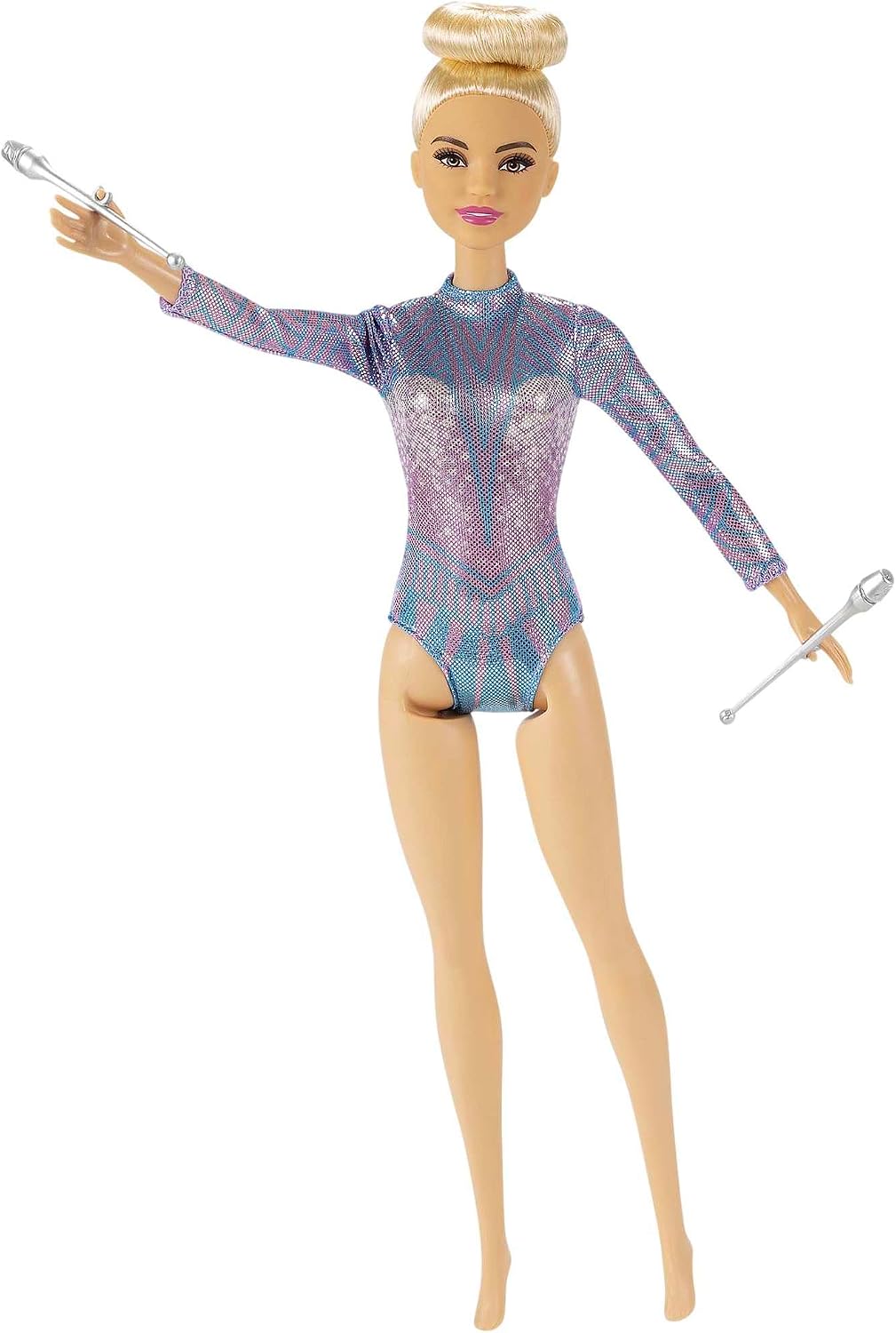 Muñeca Barbie Gimnasta Rítmica y accesorios temáticos | Muñeca de m...