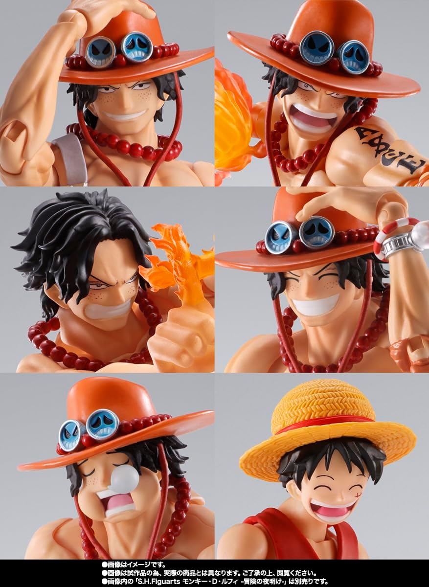 TAMASHII NATIONS - Una pieza - Portgas D. Ace -Fire Fist- S.H.Figua...
