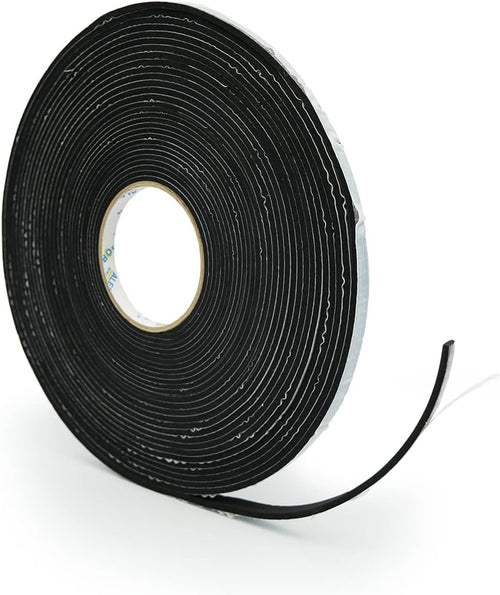 Alenor EPDM - Cinta aislante de espuma negra autoadhesiva de 1\/8 x...
