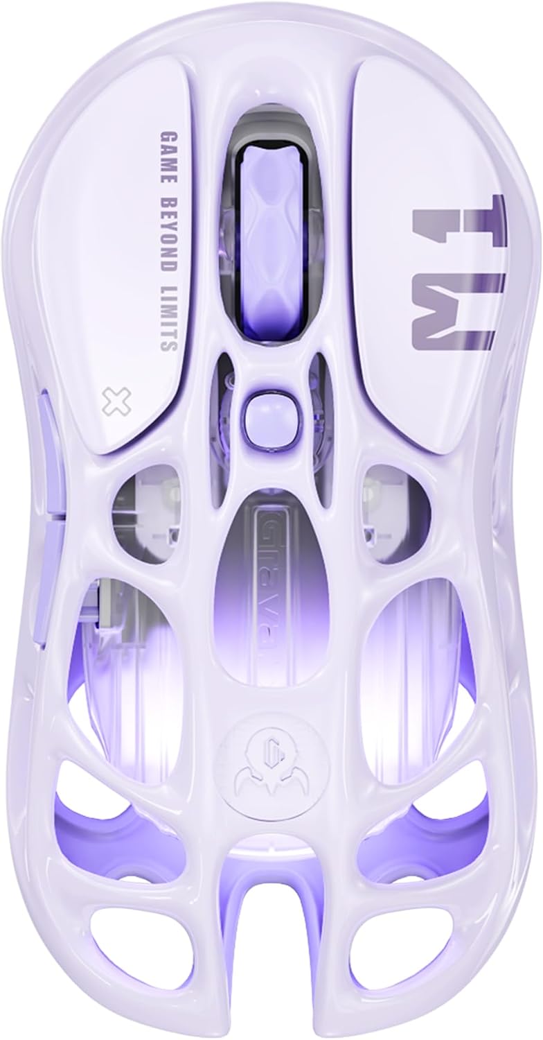 Ratón para juegos GravaStar Mercury M1 Pro, aleación ligera de magn...