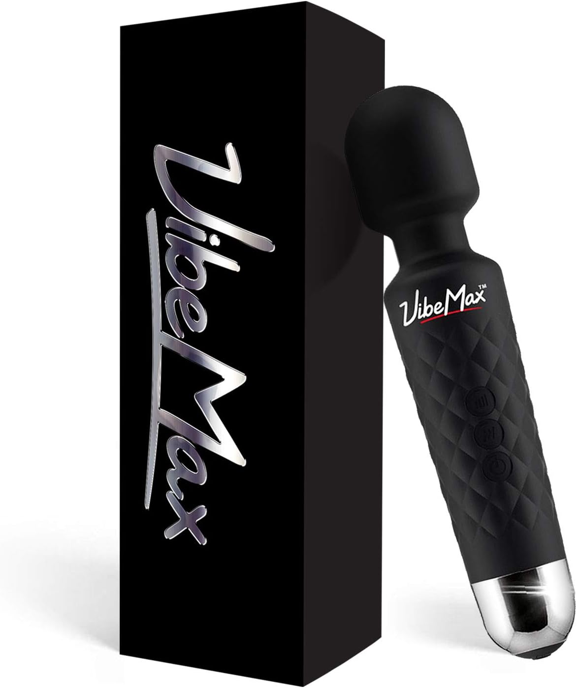 VibeMax Masajeador personal recargable - Potente vibración multivel...