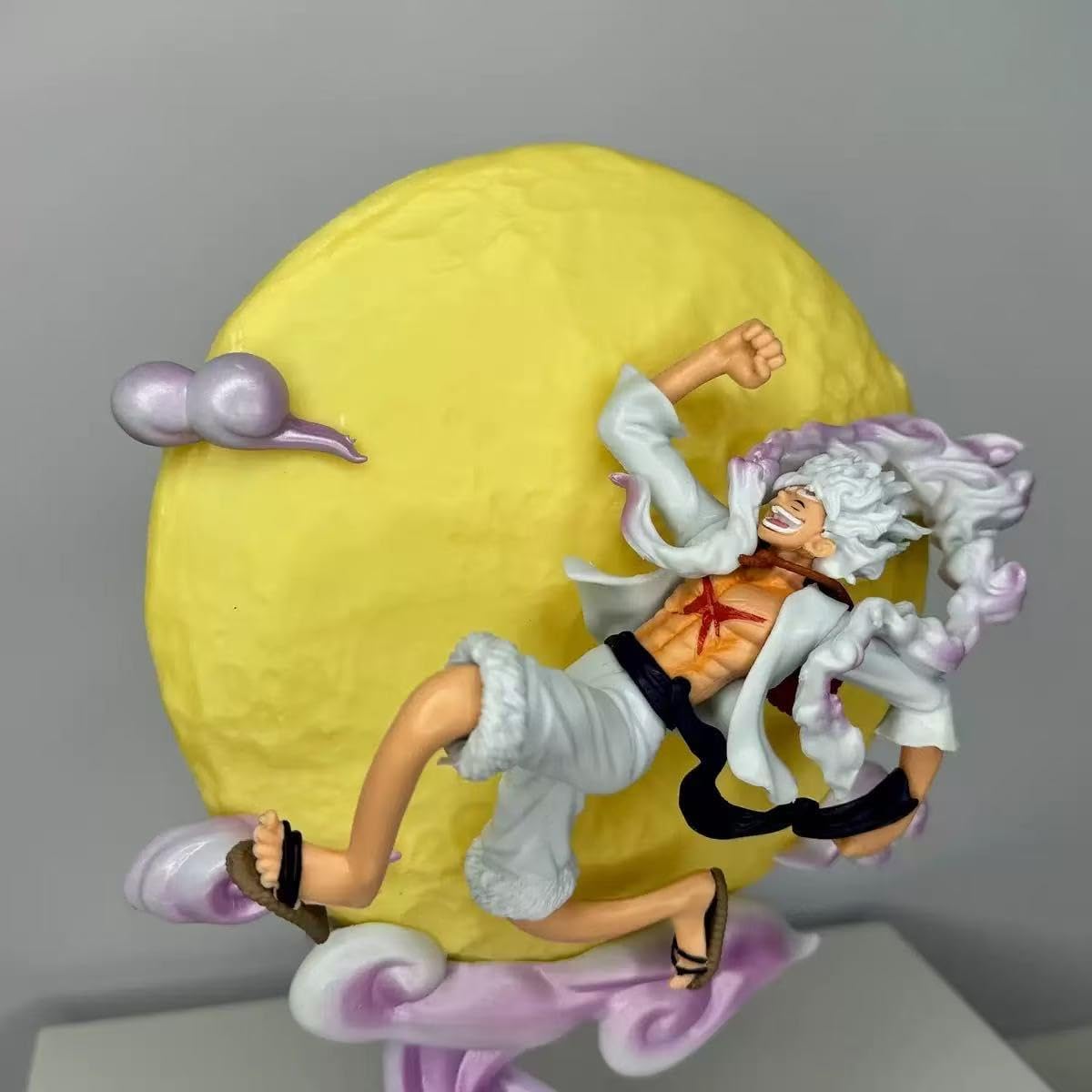 CBKSUHBADE Figura de anime de una pieza, forma de Luffy Nika, versi...