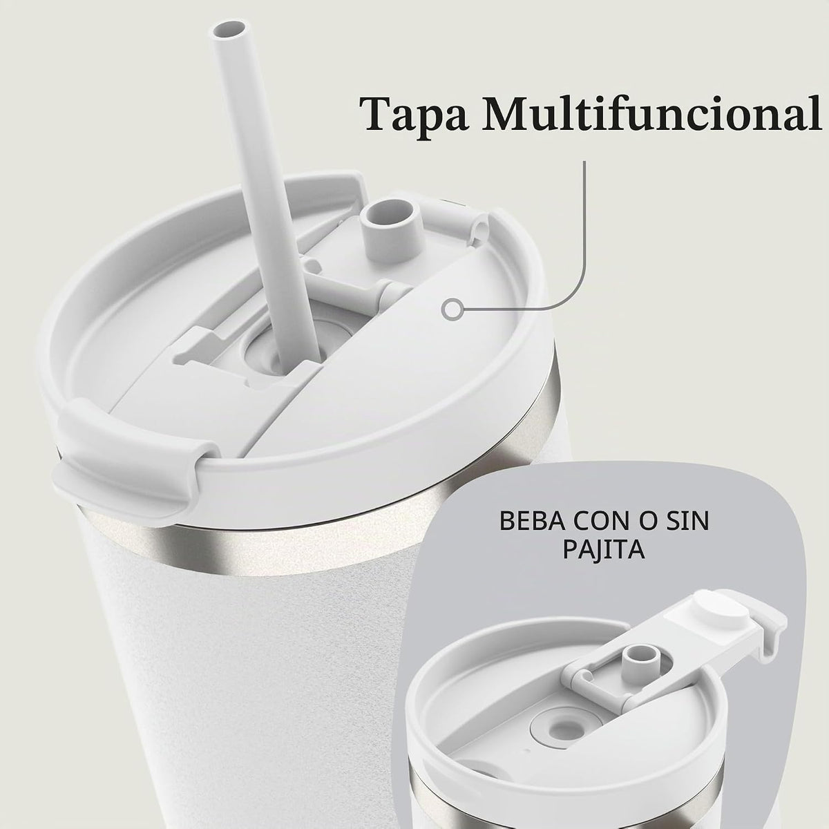 Contigo Streeterville Vaso Térmico de 40oz, Acero Inoxidable con Ai...