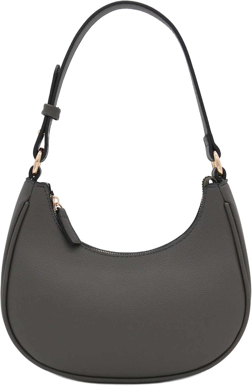 Bolso pequeño de hombro de media luna FashionPuzzle para mujer