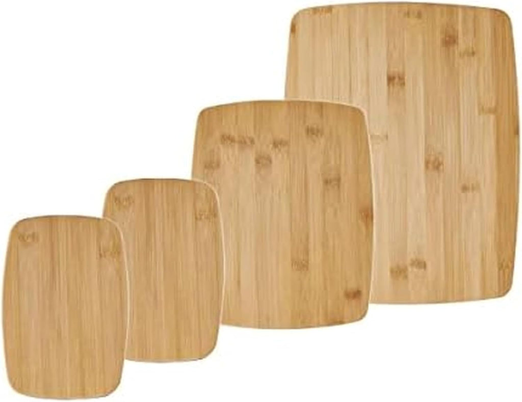FARBERWARE Juego de tablas de cortar y charcutería reversibles de b...