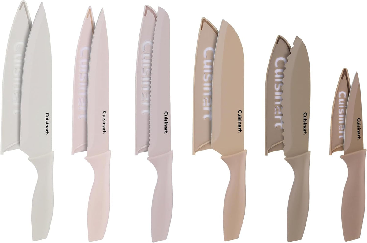 Cuisinart Advantage - Juego de cuchillos de cocina de 12 piezas, cu...