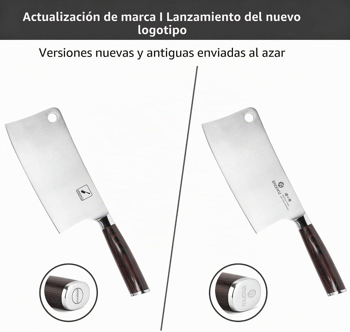 Cuchillo picador Imarku, de 7 pulgadas, hecho de acero inoxidable,...