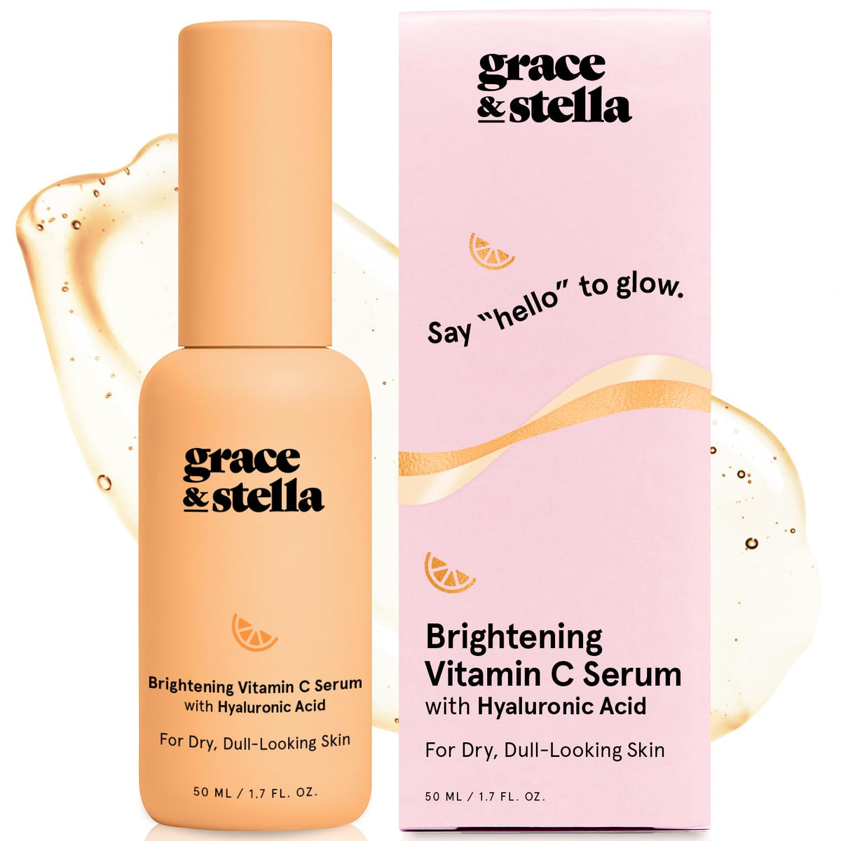 grace &amp; stella Suero de vitamina C para rostro (1.7 fl oz\/1.7...