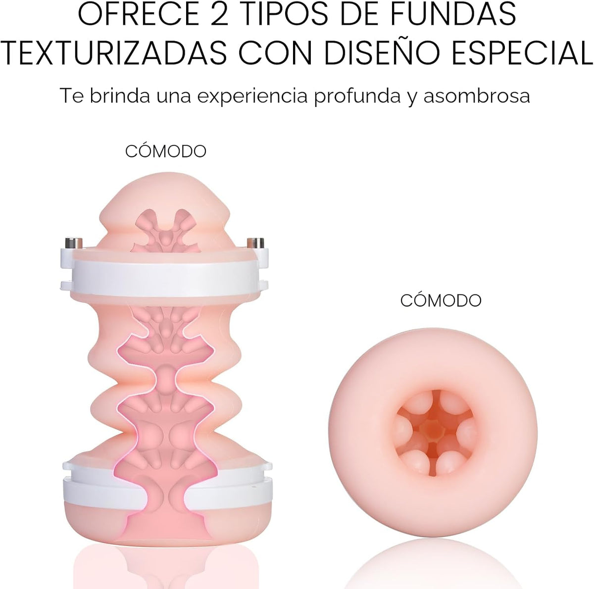 Juguetes sexuales masculinos automáticos del masturbador, coño usab...