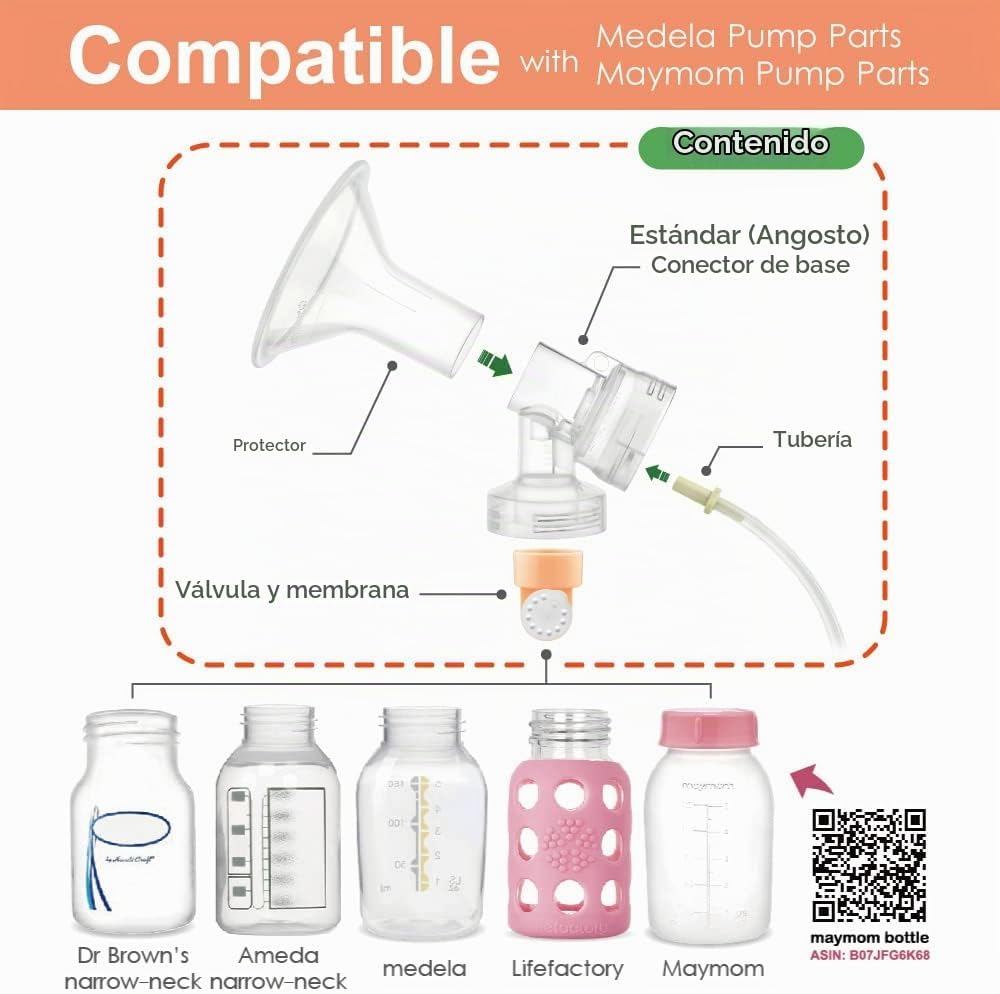 Maymom Kit de extractor de leche compatible con bomba Medela in Sty...