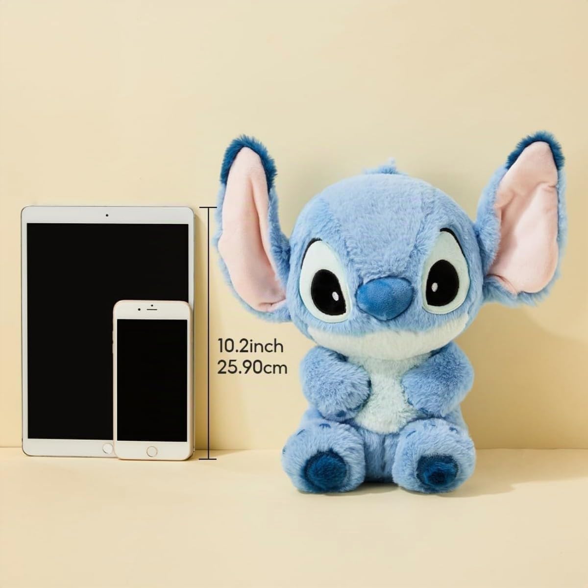 MINISO Disney Lilo &amp; Stitch - Muñeca de peluche suave de 10 pul...