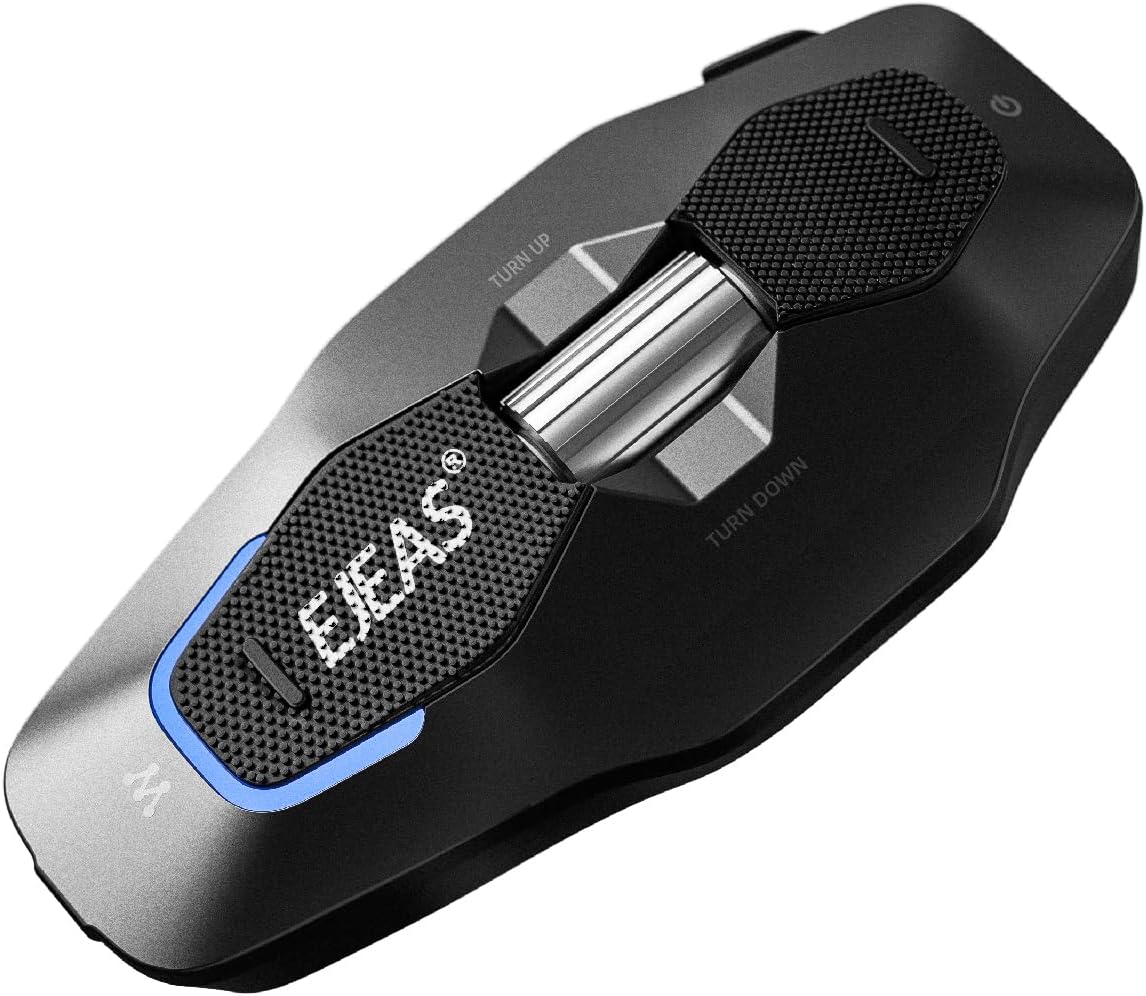 EJEAS X10 - Auriculares de intercomunicación para casco de malla Bl...