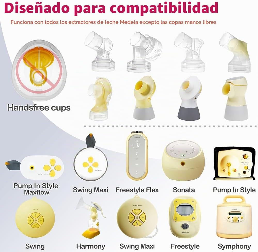 Nenesupply 21mm Vástago suave compatible con piezas de bomba de pec...