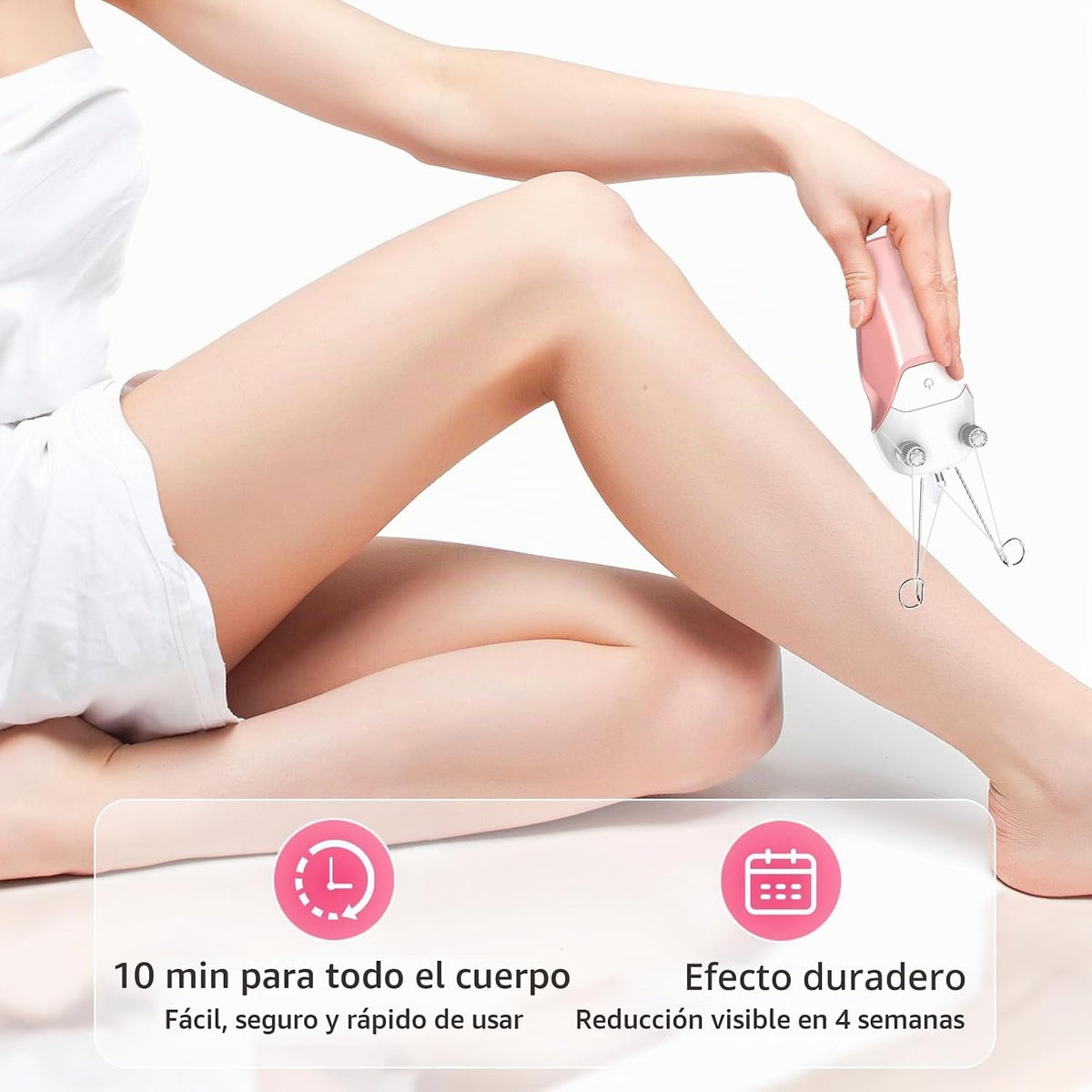WAYCOM Depilación facial para mujeres, dispositivo de depilación el...