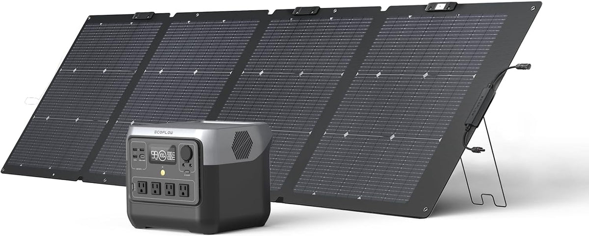 Generador Solar EF ECOFLOW RIVER 2 Pro y Panel Solar Portátil 220W,...