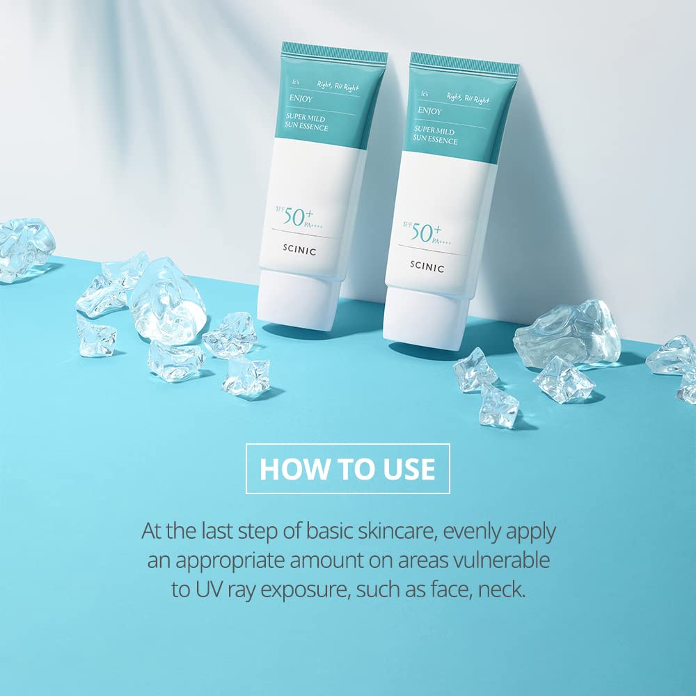 SCINIC Enjoy Super Mild Sun Essence 2 Set SPF50+ PA++++ 1.69 fl oz...