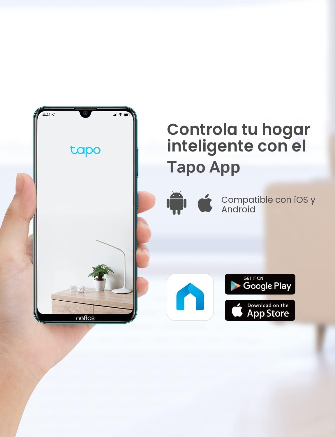 TP-Link Tapo - Cámara de seguridad interior de 1080P para monitor d...
