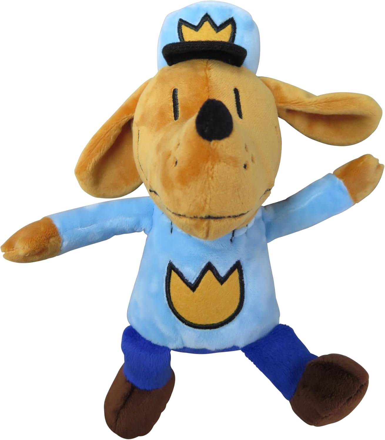 Muñeco de peluche MerryMakers de hombre perro, 9.5 pulgadas