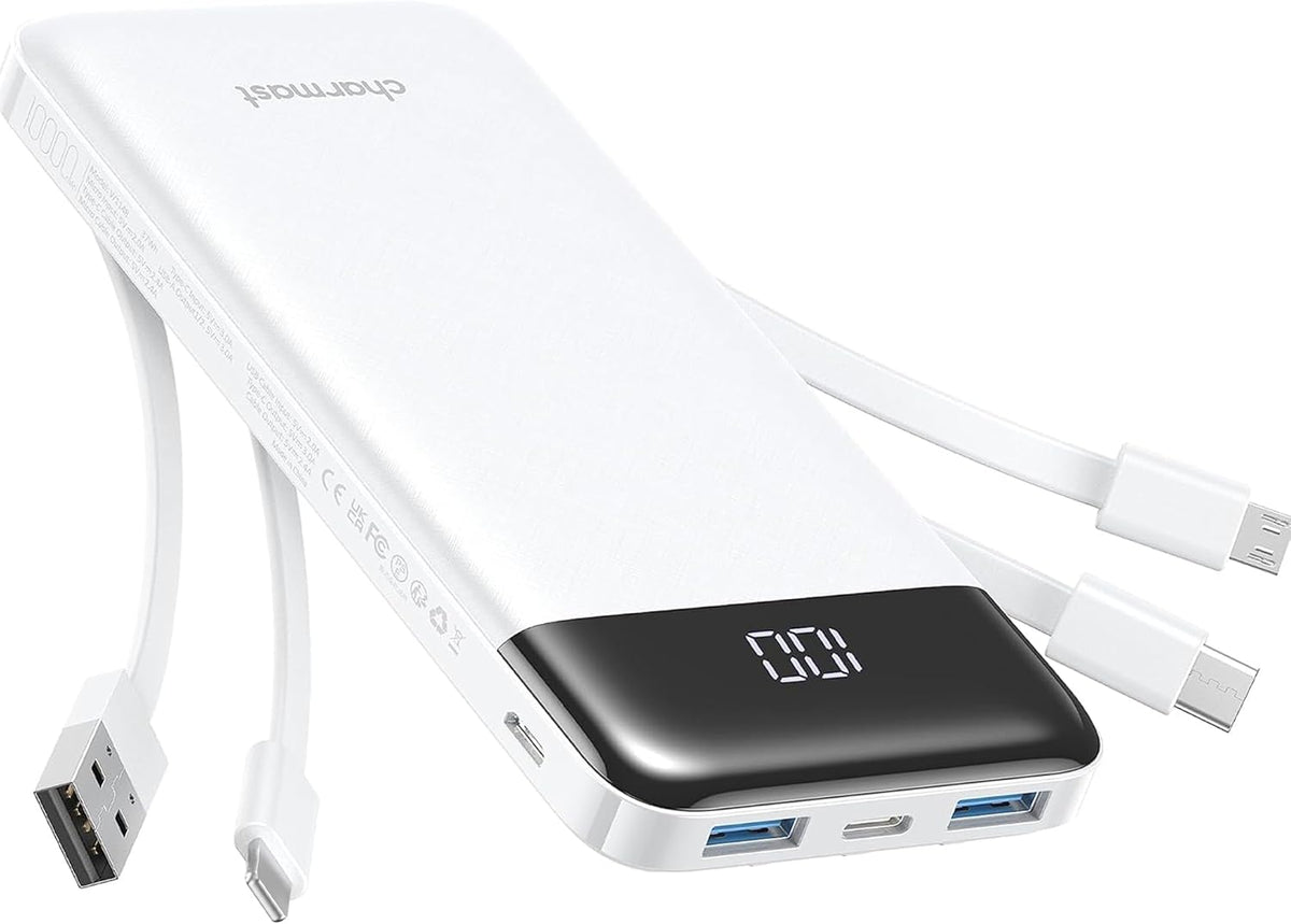 Cargador portátil charmast Power Bank con 4 cables incorporados ref...