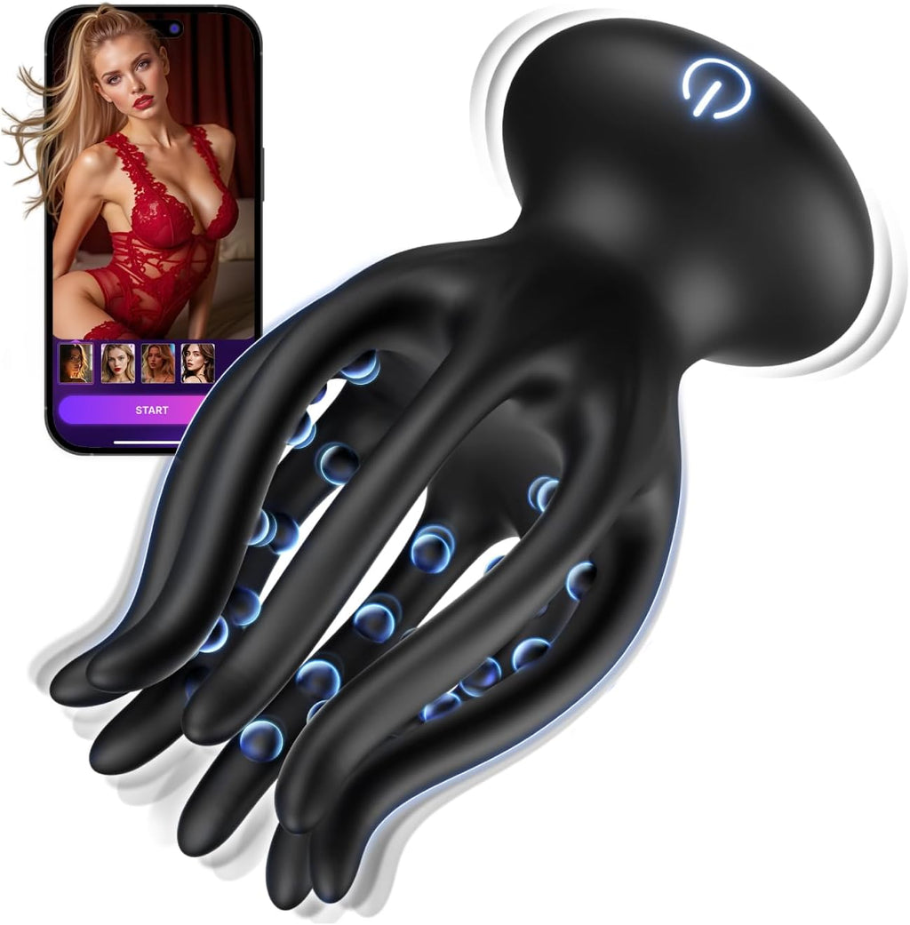 EINSEO - Juguetes sexuales masculinos para hombres, vibrador de pen...
