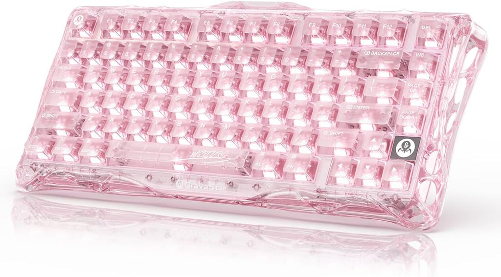 GravaStar Mercury K1 Lite 75% Teclado mecánico inalámbrico para jue...
