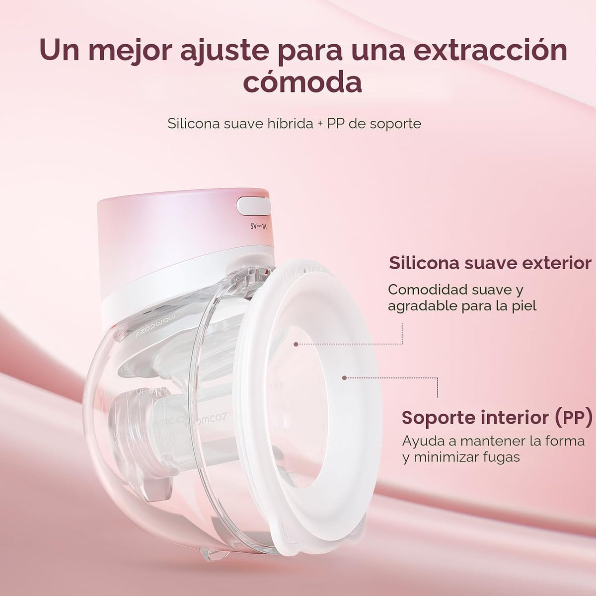 Momcozy S12 Pro - Extractor de leche rápido, brida de 0.94 pulgadas...