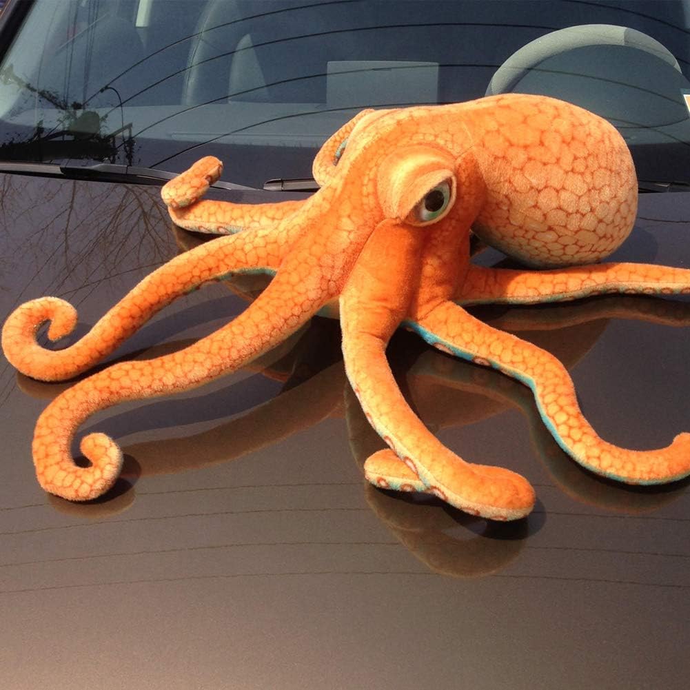 ERDAO Peluche realista de pulpo, juguete gigante de animales marino...