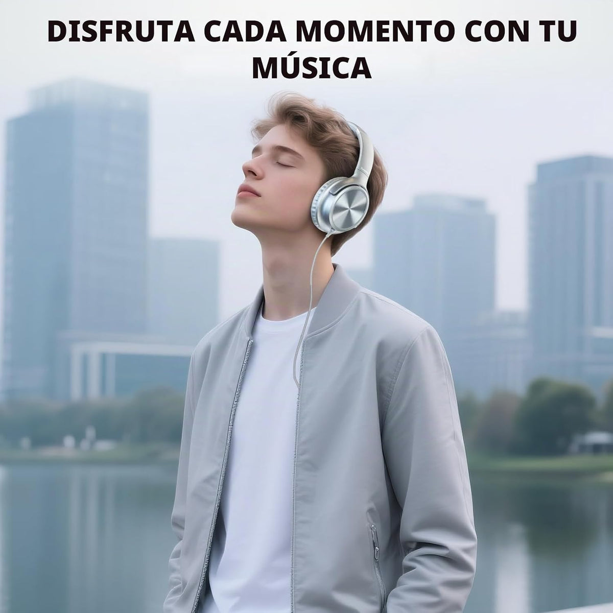 Cowyawn Auriculares USB C con cable, auriculares USB C con cable co...