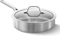 Calphalon Juego de utensilios de cocina de acero inoxidable cepilla...