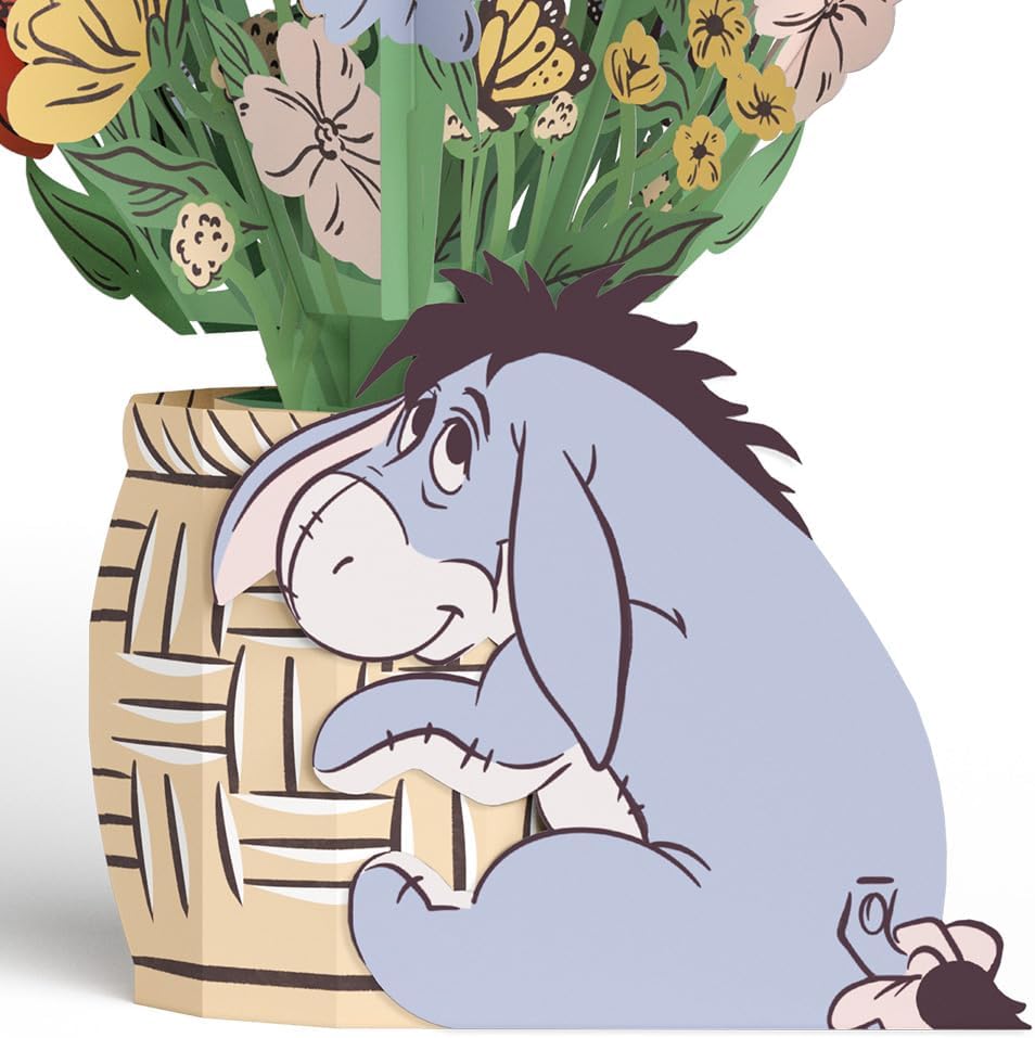 Lovepop Disney Eeyore - Ramo de flores de papel emergente, cumpleañ...