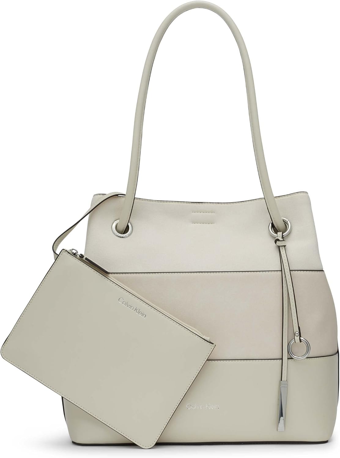 Calvin Klein Gabrianna Bubble - Bolso llave Norte\/Sur de piel sint...