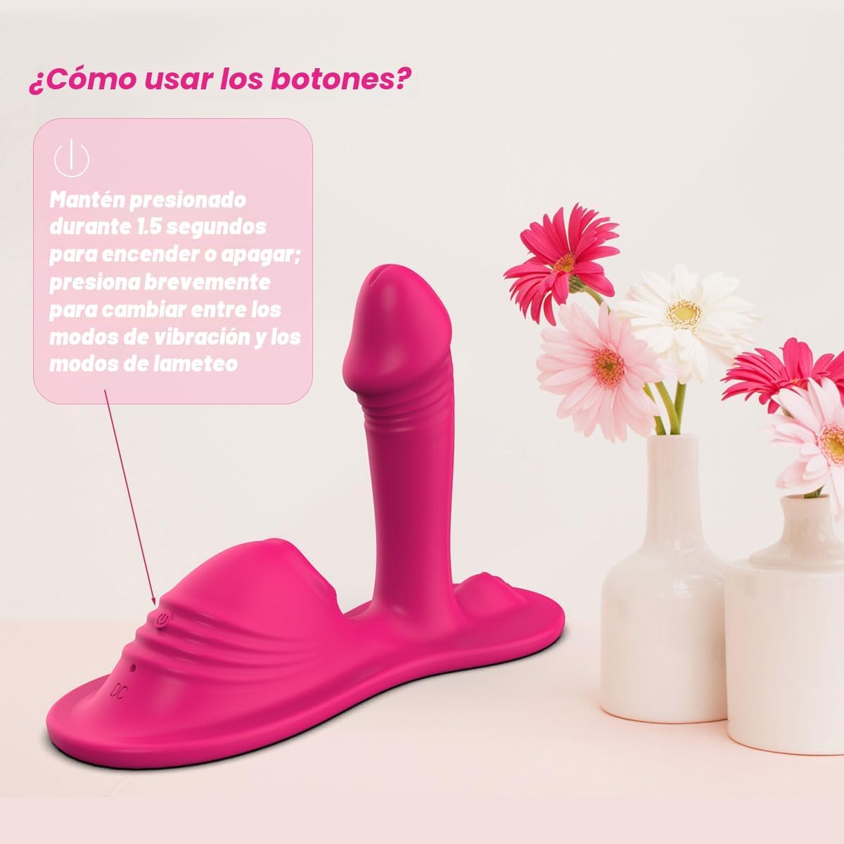 Interesante cojín rosa rojo ardiente control aplicación potente 9 m...