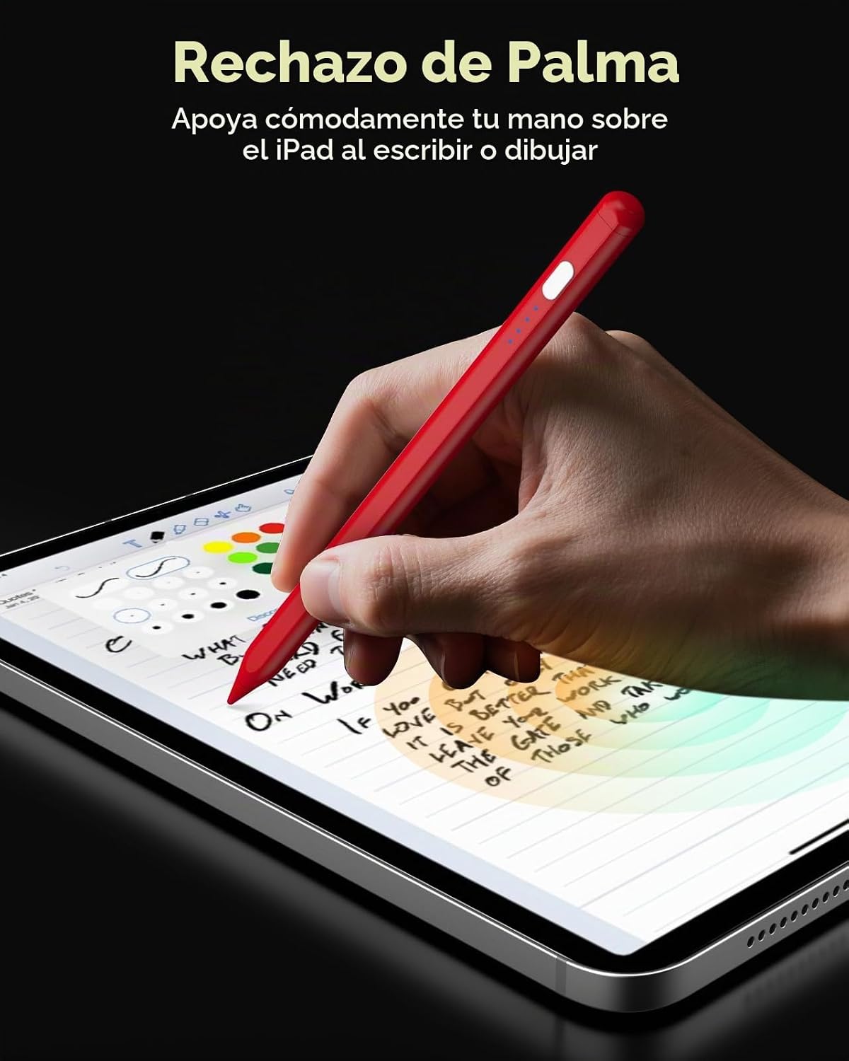 Moko Pencil para iPad (A16) de 11.ª y 10.ª generación, carga rápida...
