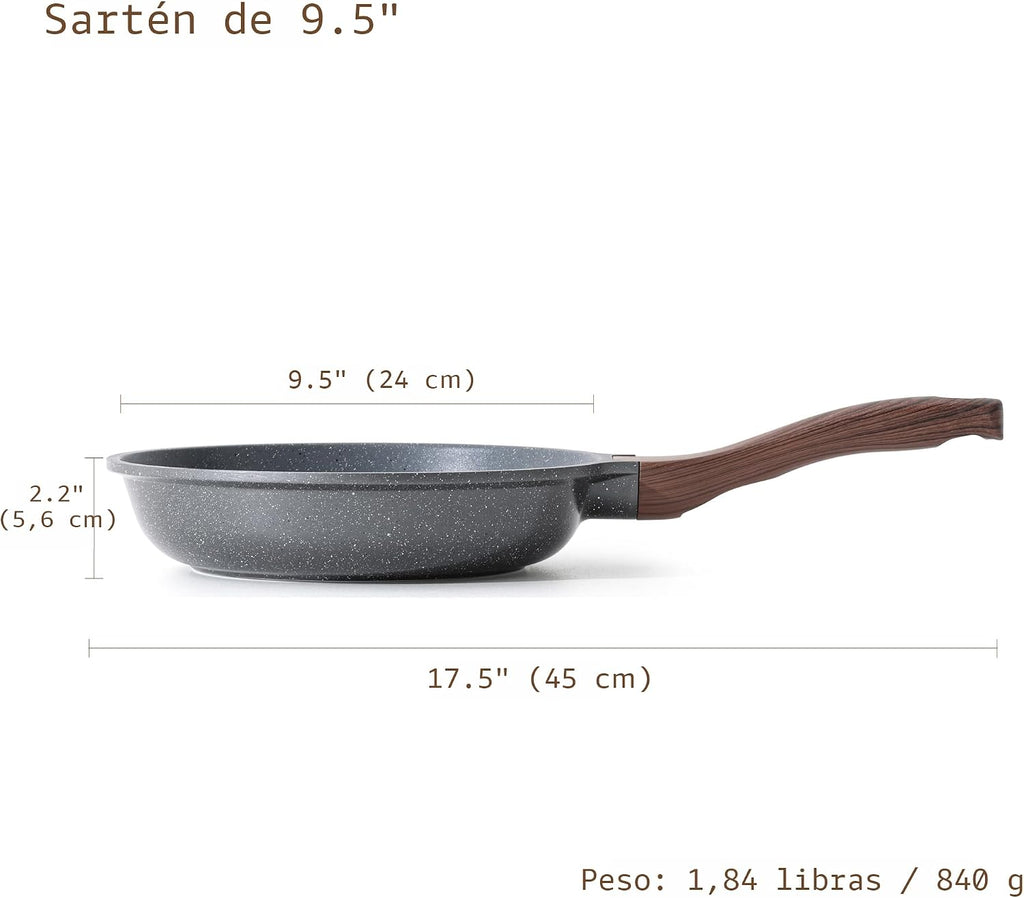 SENSARTE Sartén Antiadherente para Freír, Sartén para Tortilla con...