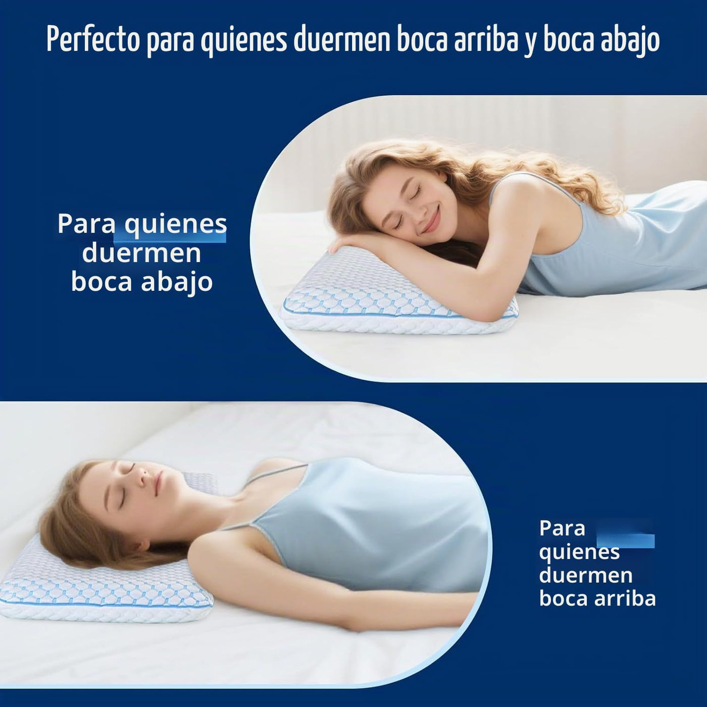 Iwacool Almohada Delgada para Dormir, Almohada Plana de Gel Refresc...