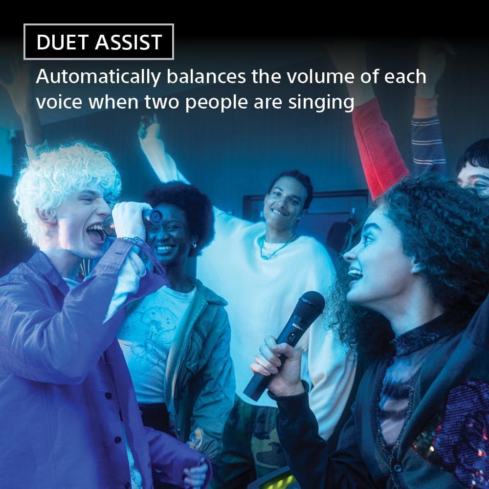 Micrófono inalámbrico Sony ULT MIC para karaoke, dos micrófonos ina...