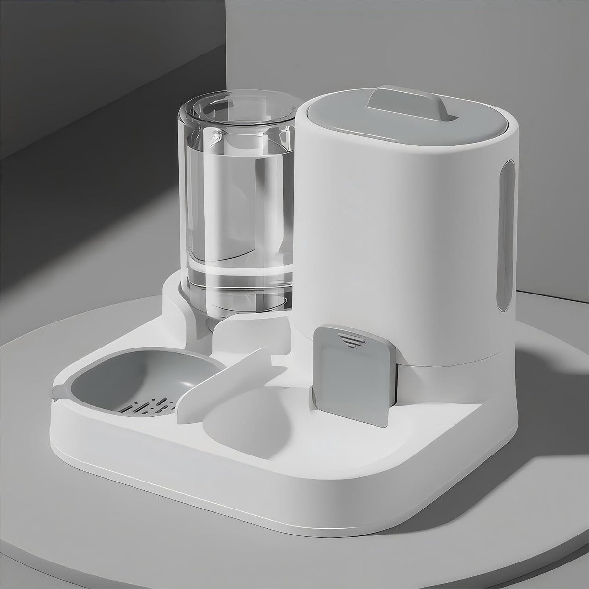 NASTELLA Juego de alimentador automático para gatos y dispensador d...