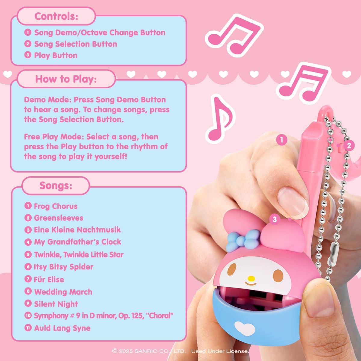 Otamatone Melody Hello Kitty and Friends Instrumento musical electr...