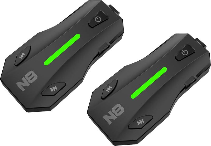 NYTALK N8 8 Riders Casco de motocicleta Bluetooth con altavoces de...