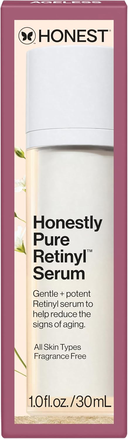 Honest Beauty Honestly Pure Nightly - Suero de retinilo nocturno, s...
