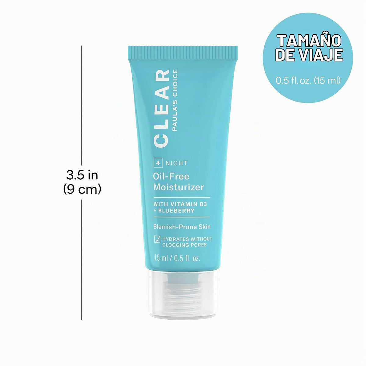 Paula's Choice CLEAR Hidratante facial sin aceite, crema facial...
