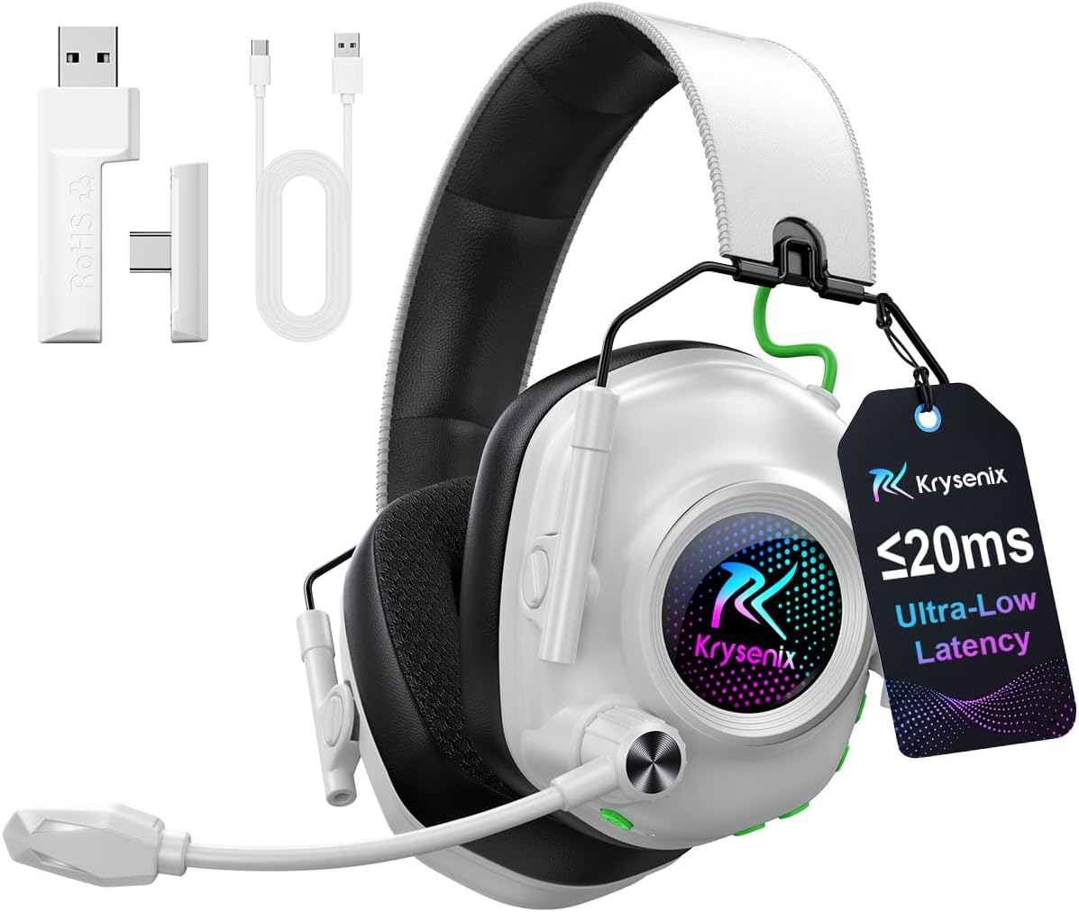 Auriculares inalámbricos para juegos con micrófono para PS5, PS4 y...