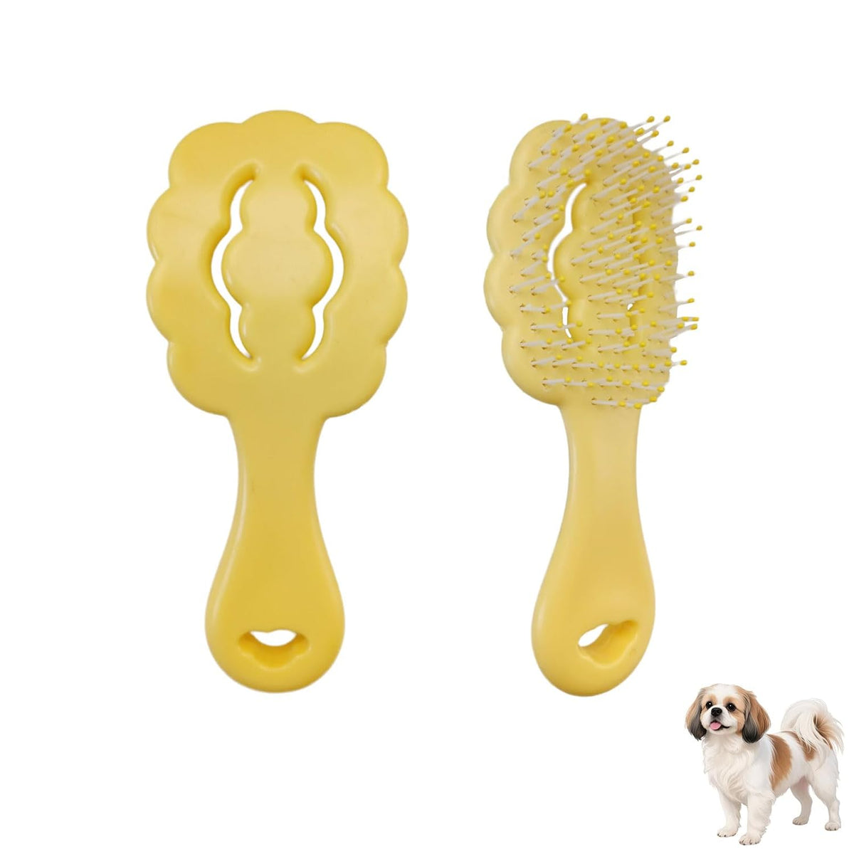 Cepillo para cachorros de cerdas suaves en forma de nube, diseño de...