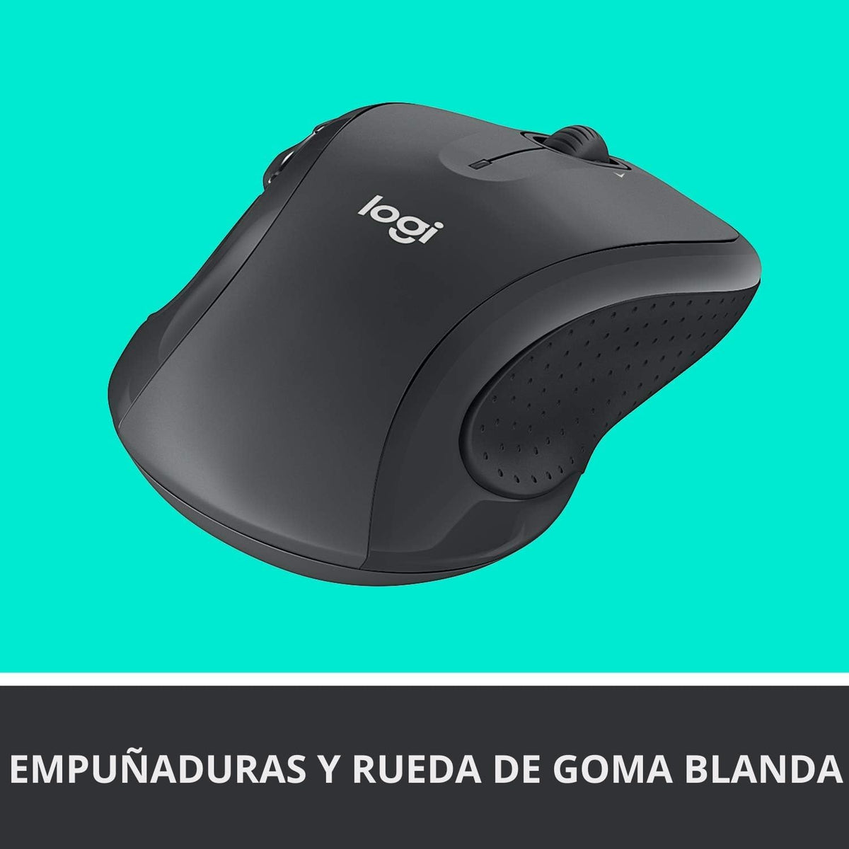 Logitech Ratón inalámbrico ambidiestro de tamaño completo M510 de 2...