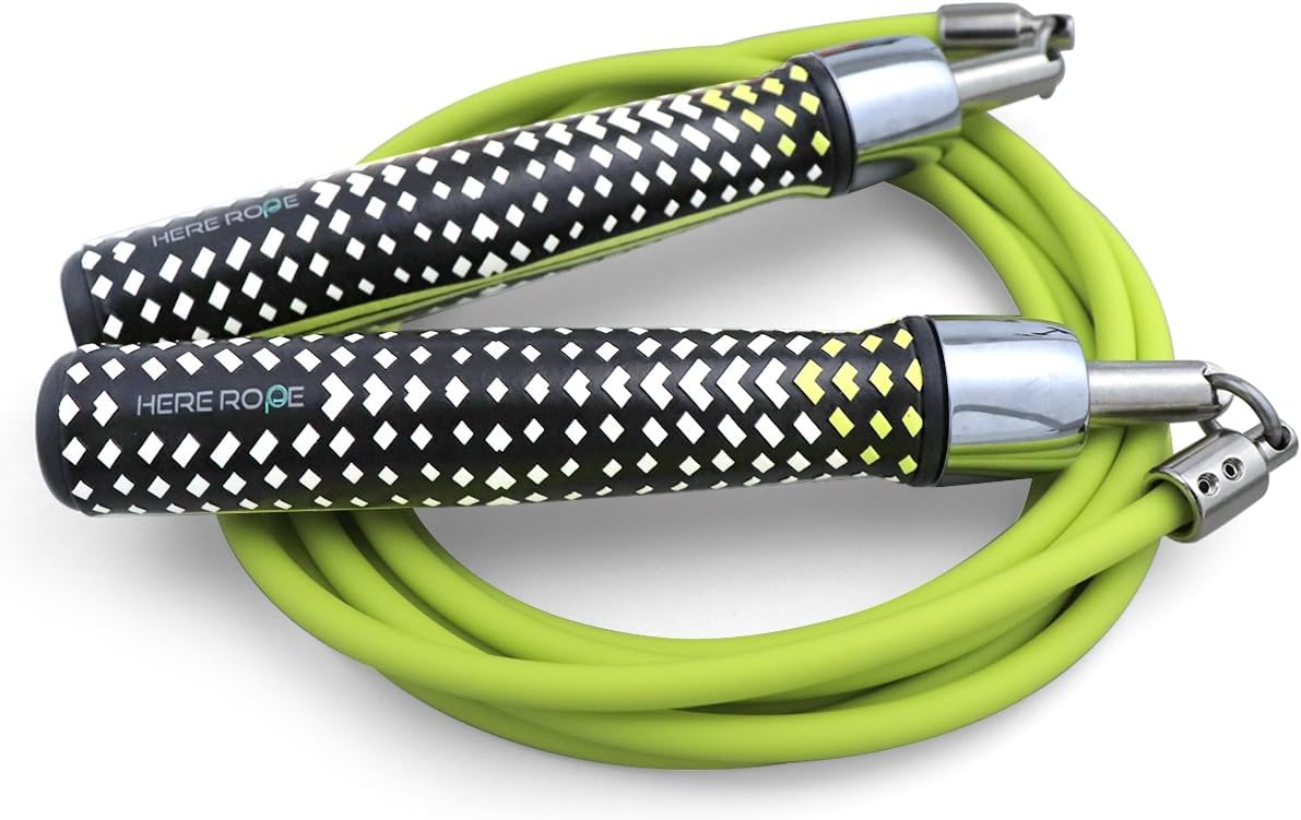 HEREROPE 1\/4LB Cuerda de saltar con peso para velocidad, cardio, b...