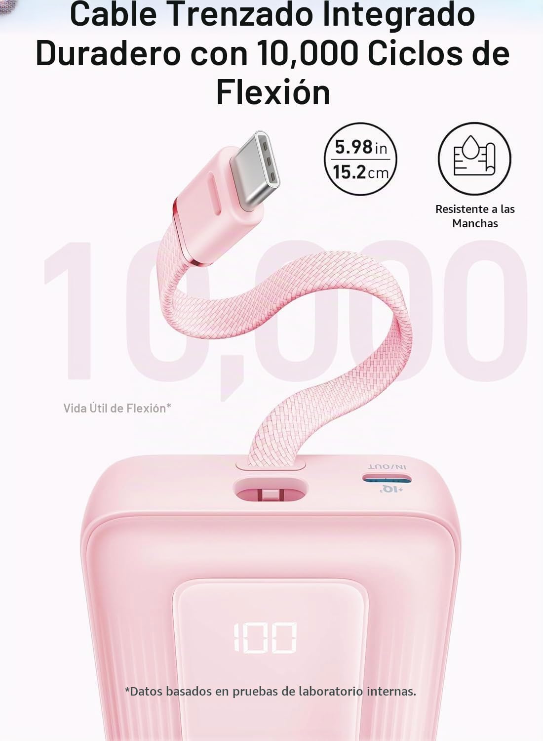 Anker Zolo Power Bank, cargador portátil de 20,000 mAh 30 W con USB...