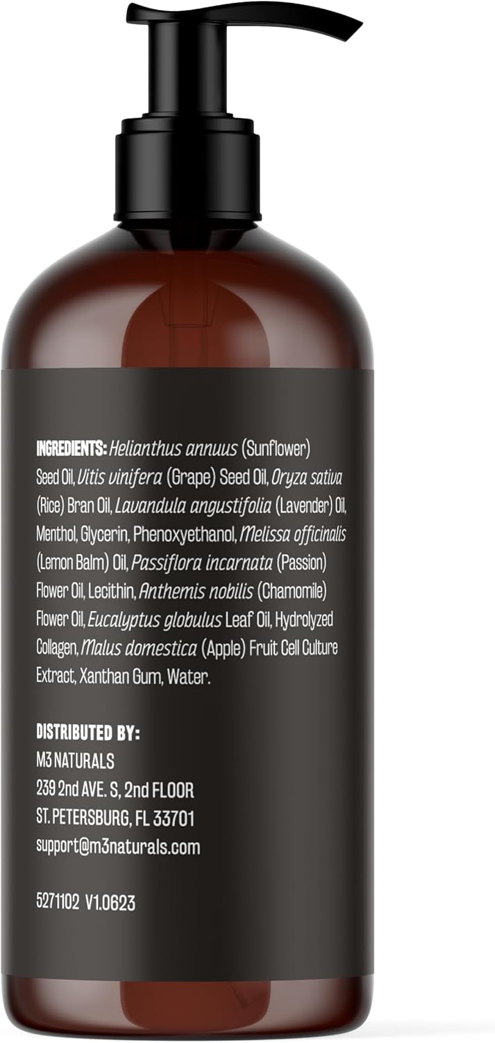 Aceite de masaje de lavanda para reafirmar la piel con colágeno (16...